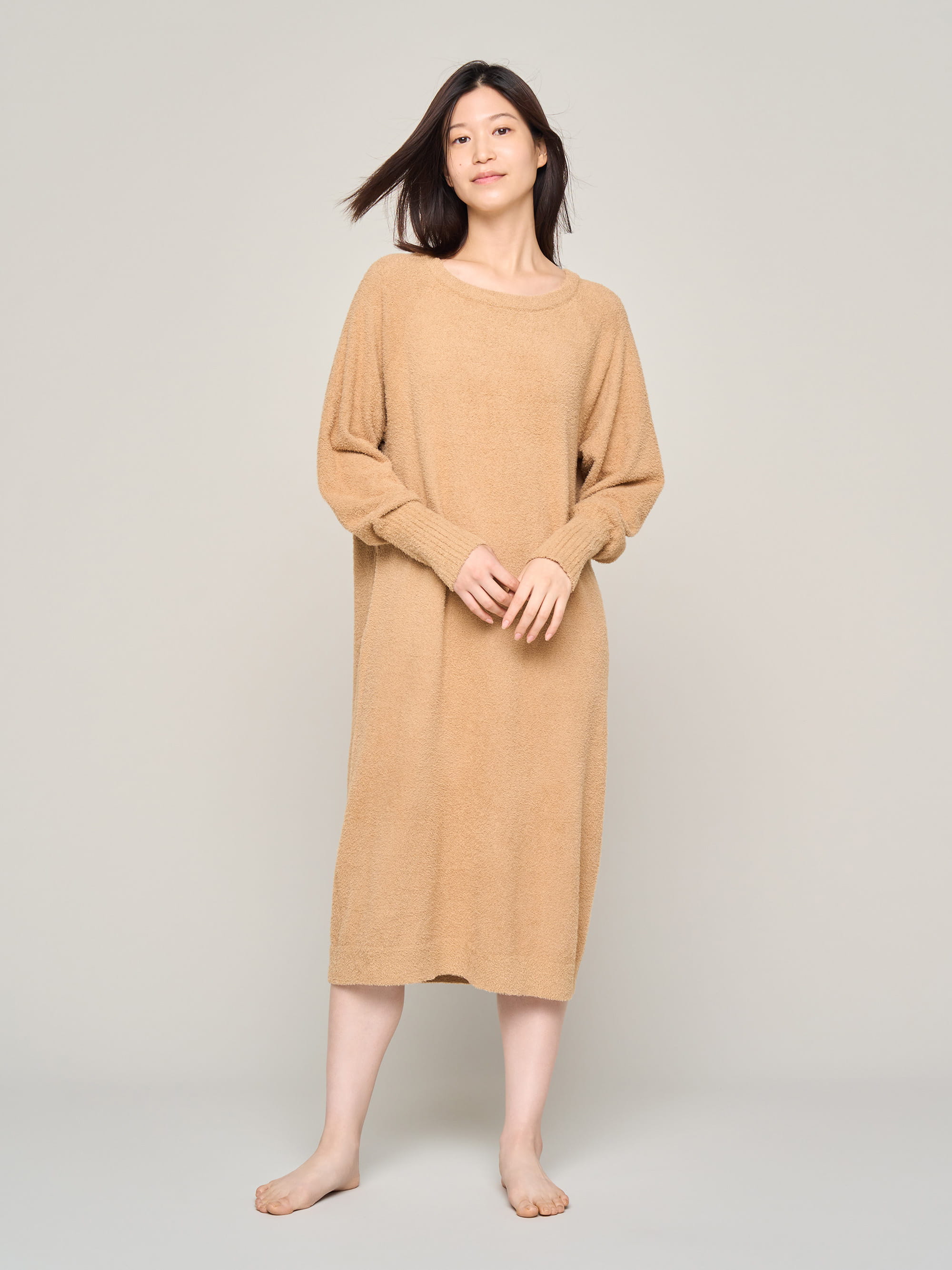 リファ バイタルテック フラッフィーニット マキシレングスプルオーバー/WOMEN キャメル M