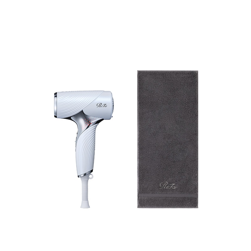 リファビューテック ドライヤー SE（ホワイト） ＆ リファヘアフェイスタオル（ダークグレー）