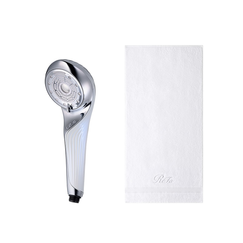 リファファインバブル U（ホワイト） ＆ リファミニバスタオル（ホワイト）