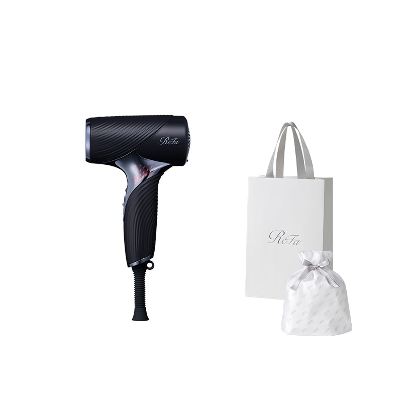 【ReFaギフトラッピングセット S】リファビューテック ドライヤー SE（ブラック）
