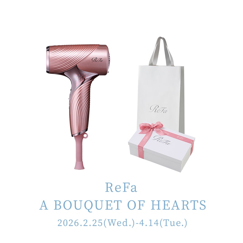 【SPRING 2026 リボンラッピング】リファビューテック ドライヤー SE（ピンク）& ReFa ショッパー スリムM