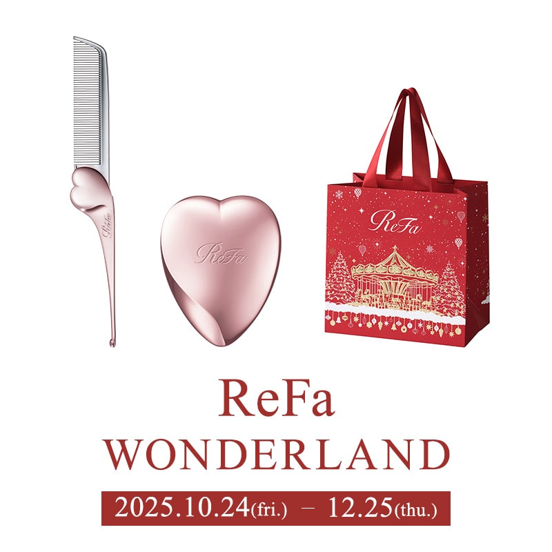 リファハートブラシ（ローズゴールド） + リファハートコーム アイラ（ローズゴールド） ＋ ReFa ショッパー ノーマルS 2025winter