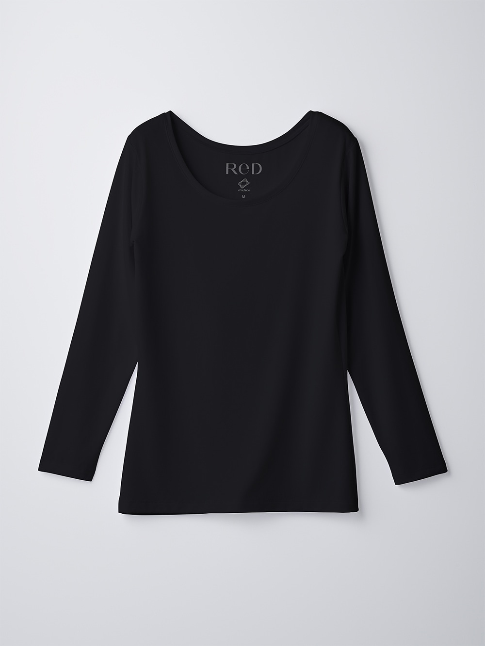 ReD バイタルテック Uネックインナー長袖 ブラック L