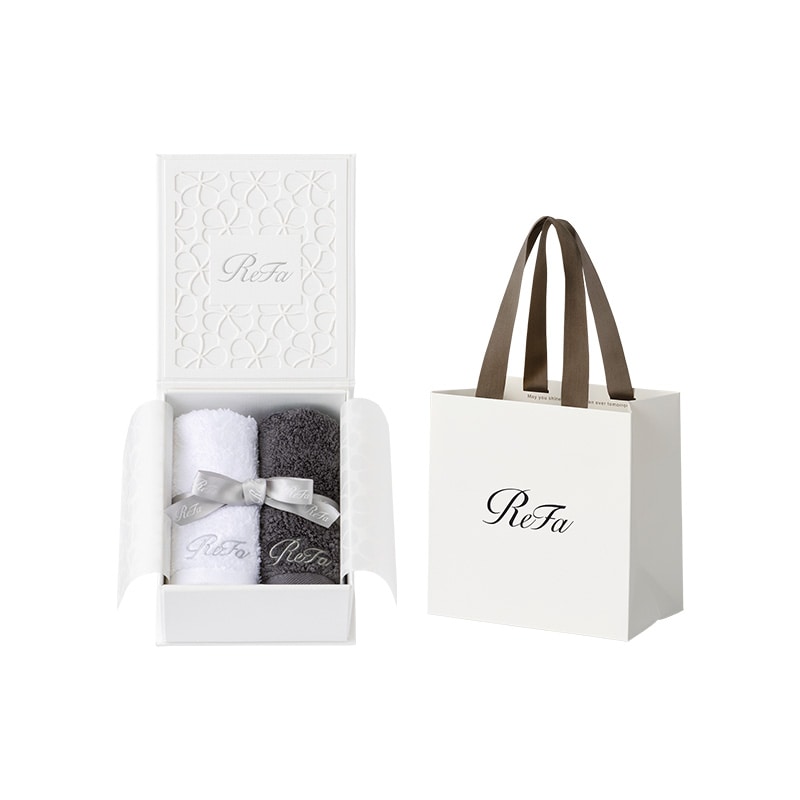 リファハンドタオル2枚セット + ショッパーSS