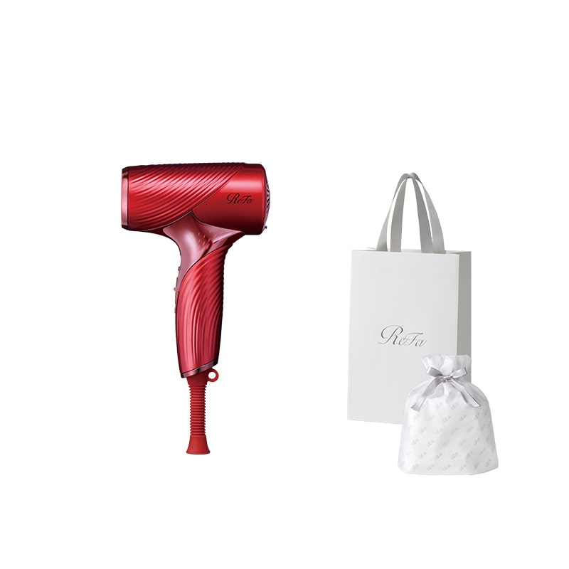 【ReFaギフトラッピングセット S】リファビューテック ドライヤー SE（レッド）