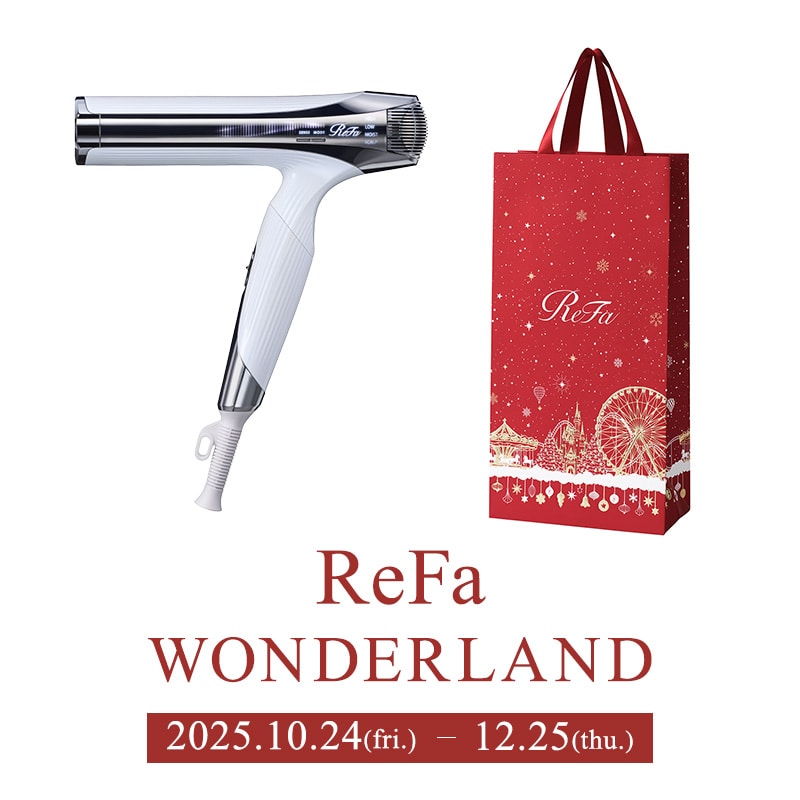 リファビューテック ドライヤースマート W（ホワイト） ＋ ReFa ショッパー スリムL 2025winter