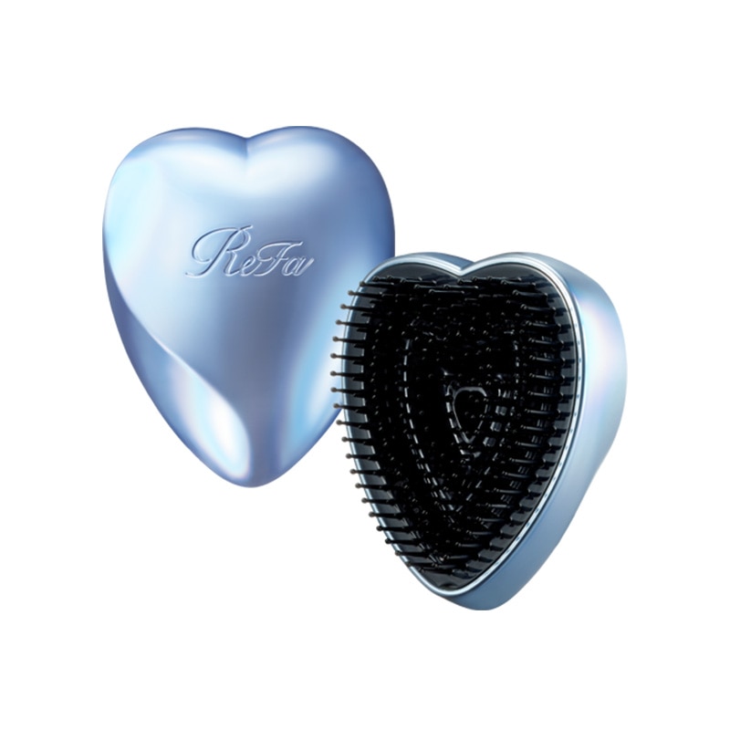リファハートブラシミニ（シルキーブルー）