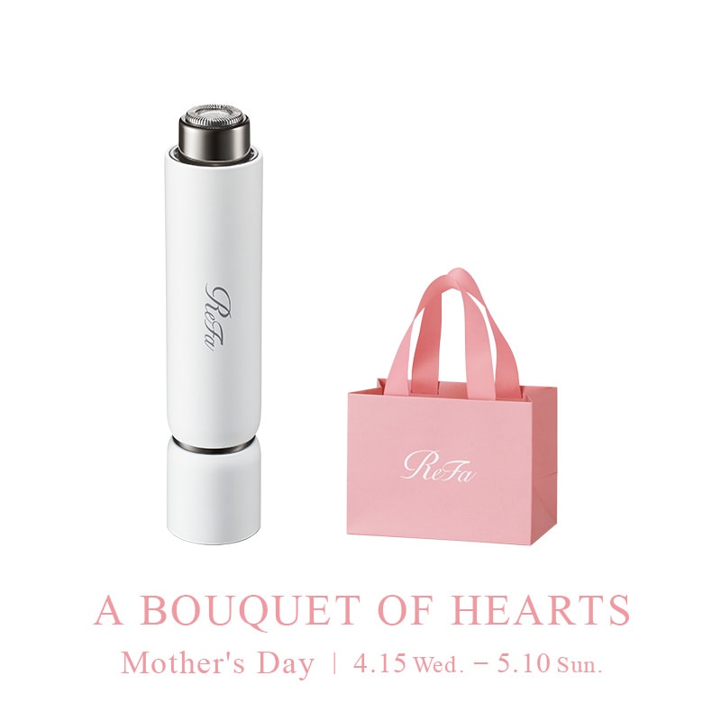 リファスキムシェーバー（ホワイト） ＆ ReFa ショッパー ワイドSS 2026spring