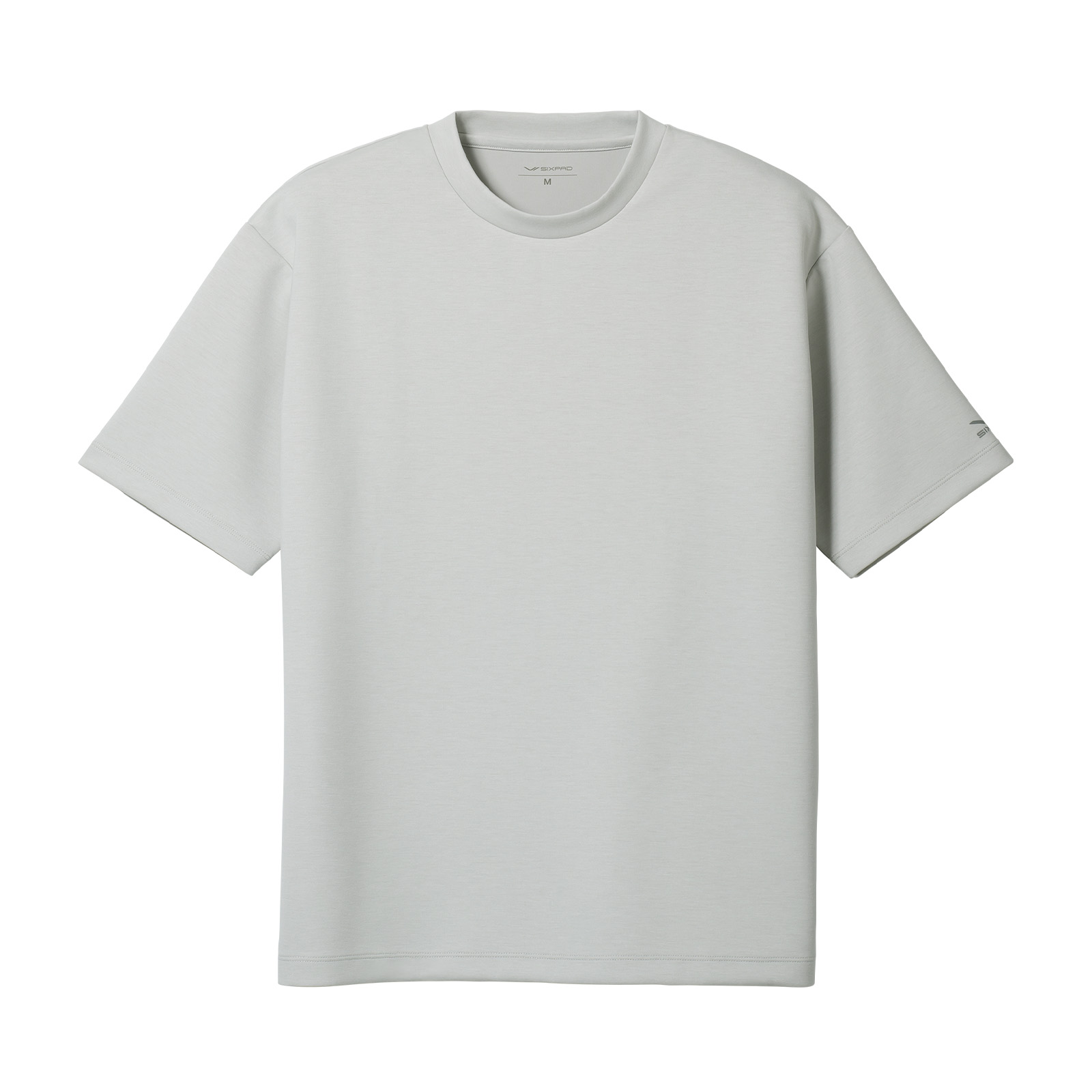 シックスパッド リカバリーウェア オーバーサイズTシャツ ライトグレー S