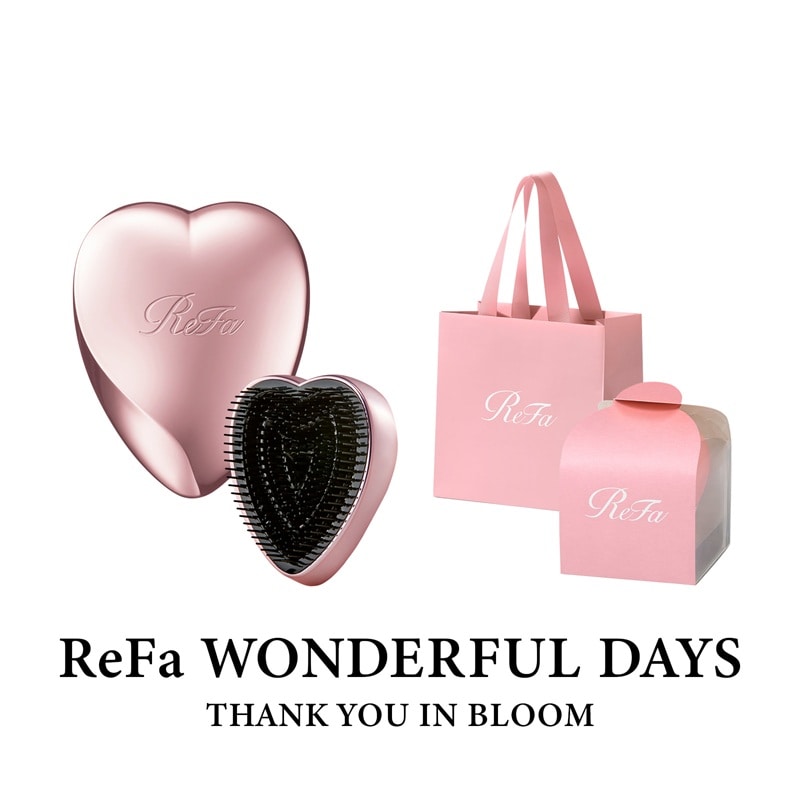リファハートブラシ（ローズゴールド） + 2025Mothers Dayギフトスリーブセット