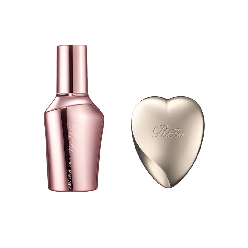 リファハートブラシ（シャンパンゴールド） +リファハートミストエアリー