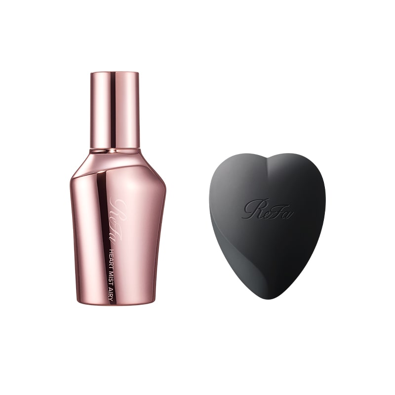 リファハートブラシ(マットブラック) +リファハートミストエアリー