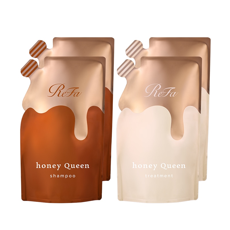 【定期購入】【5%OFF】リファハニークイーンシャンプー 450mL ＆ リファハニークイーントリートメント450g 2個セット
