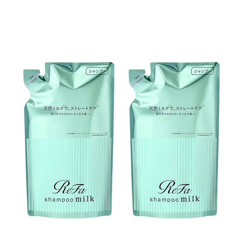 【定期購入】【5%OFF】リファミルクプロテインシャンプーストレート 詰め替え 430mL 2個セット