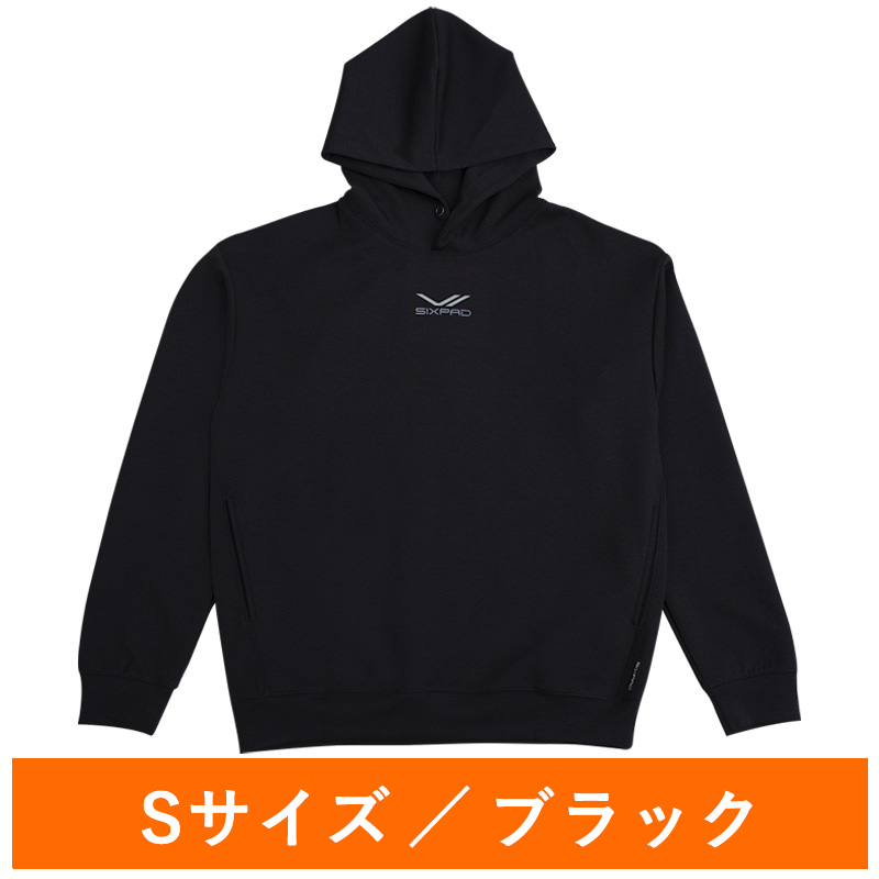 シックスパッド リカバリーウェア パーカー ブラック S