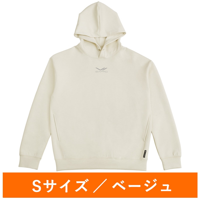 シックスパッド リカバリーウェア パーカー ベージュ S