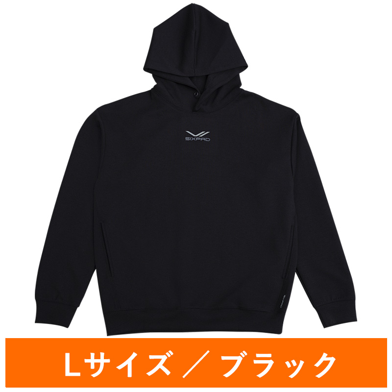 シックスパッド リカバリーウェア パーカー ブラック L