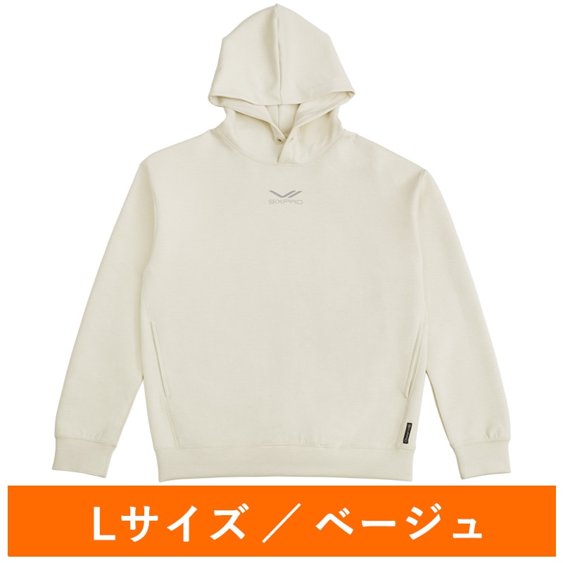 シックスパッド リカバリーウェア パーカー ベージュ L