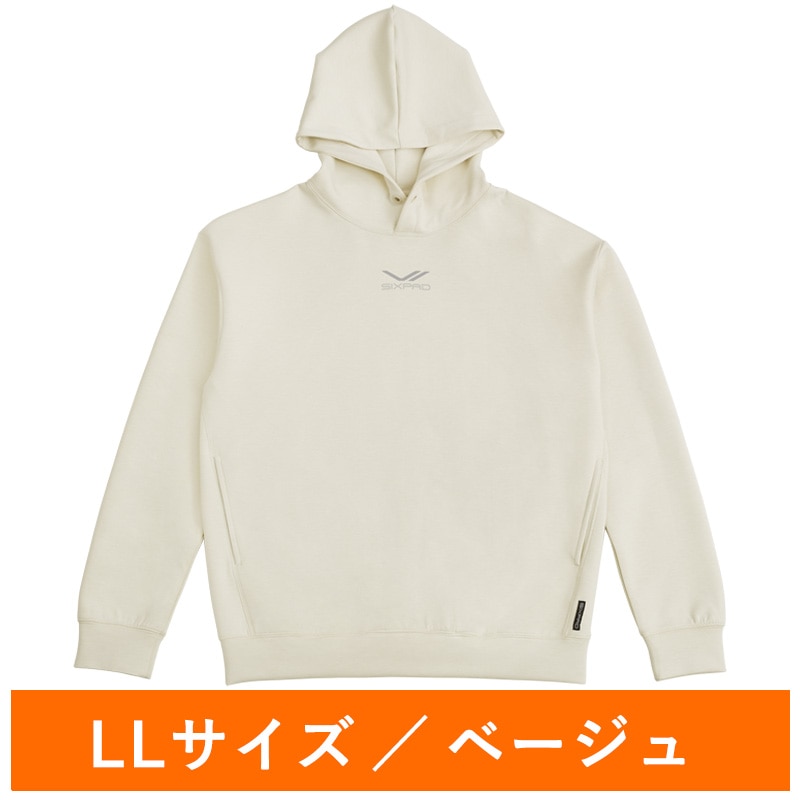 シックスパッド リカバリーウェア パーカー ベージュ LL