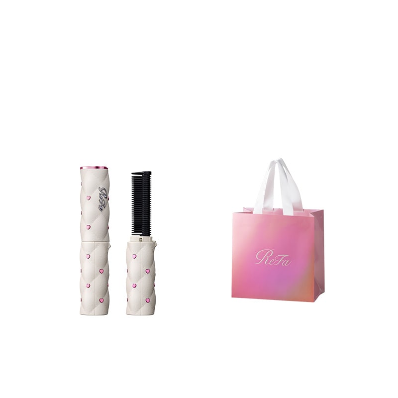 【Club Aira VIP/GOLD会員 先行販売】リファハートコームアイロン(エムピンク)& ReFa ショッパー ノーマルS(エムピンク)