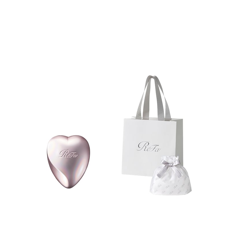 【ReFaギフトラッピングセット SS】リファハートブラシミニ（シルキーピンク）