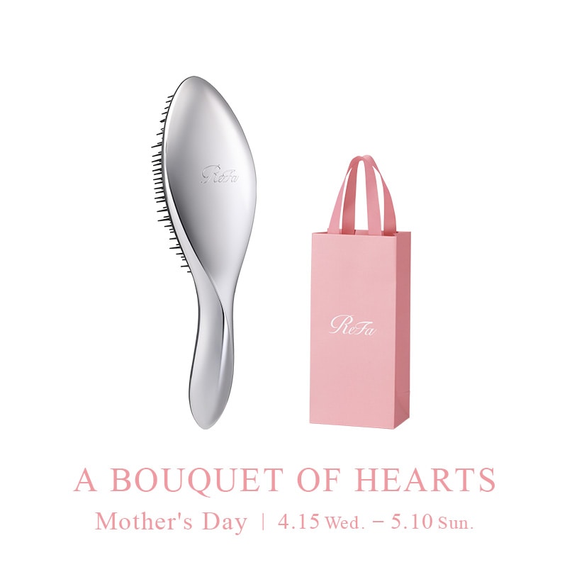 リファエールブラシ & 母の日限定ショッパー スリムS（シルバー）