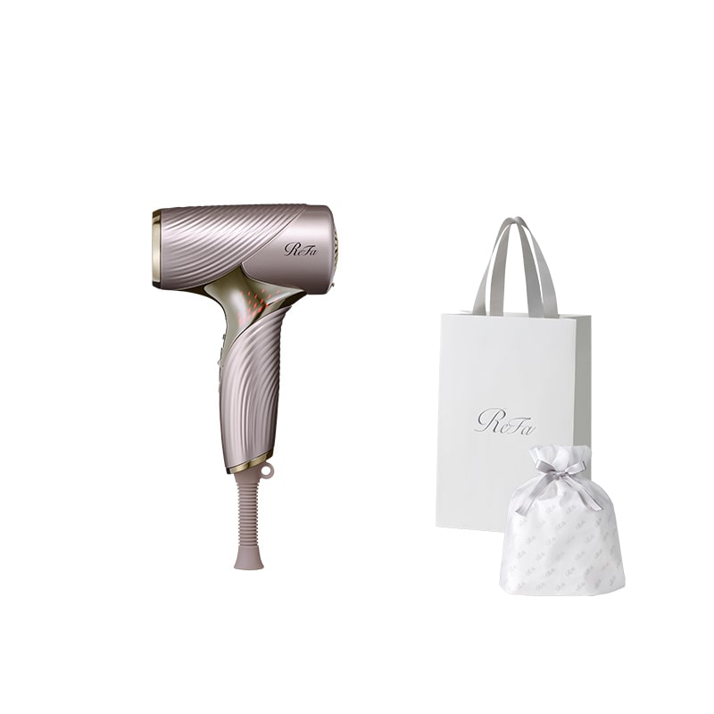 【ReFaギフトラッピングセット S】リファビューテック ドライヤー SE(シャンパンゴールド)