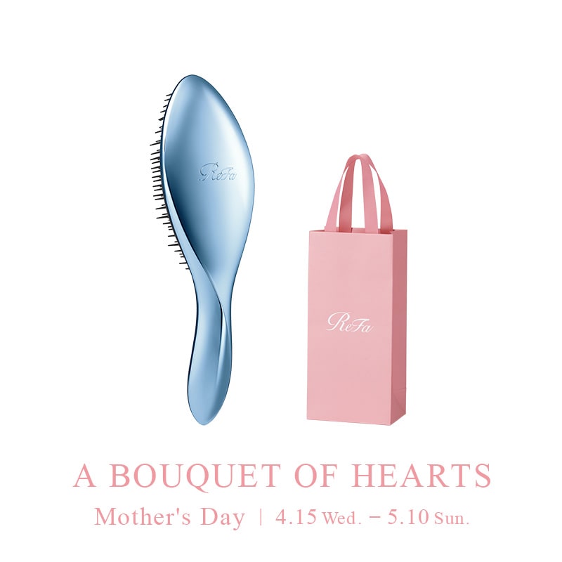 リファエールブラシ & 母の日限定ショッパー スリムS（マリンブルー）