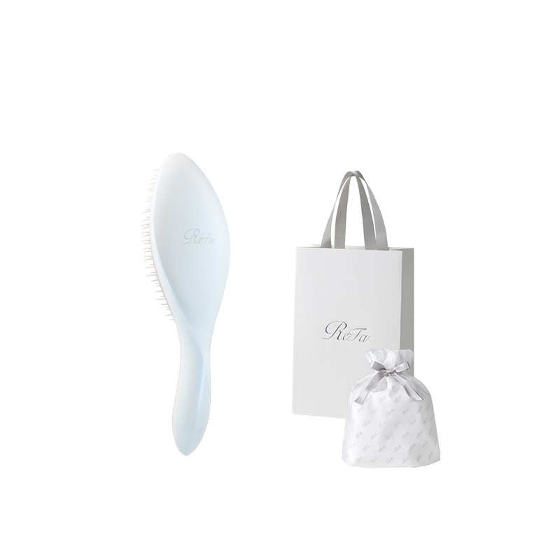 【ReFaギフトラッピングセット S】リファエールブラシ（パールホワイト）
