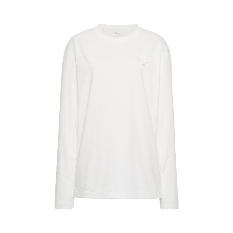 コンフォートコットン クルーネックロングTシャツハートコレクション Aira#5