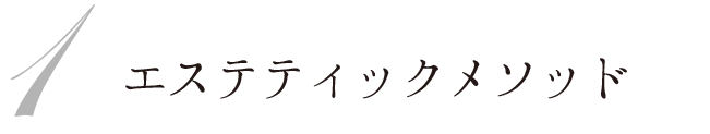 1 エステティックメソッド