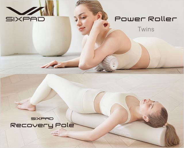 【新商品】SIXPAD Power Roller Twins、SIXPAD Recovery Pole 販売開始しました。