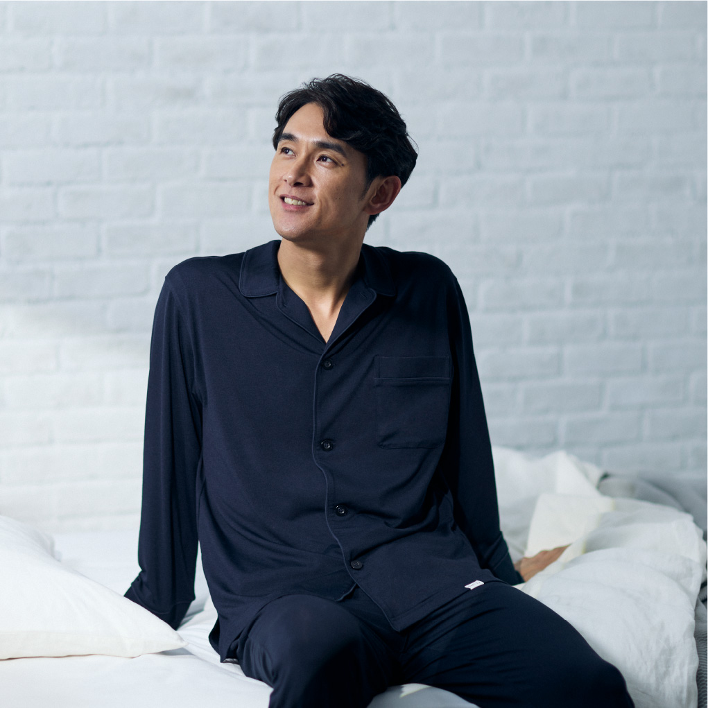 スリープパジャマトップス 長袖&ロングパンツセット