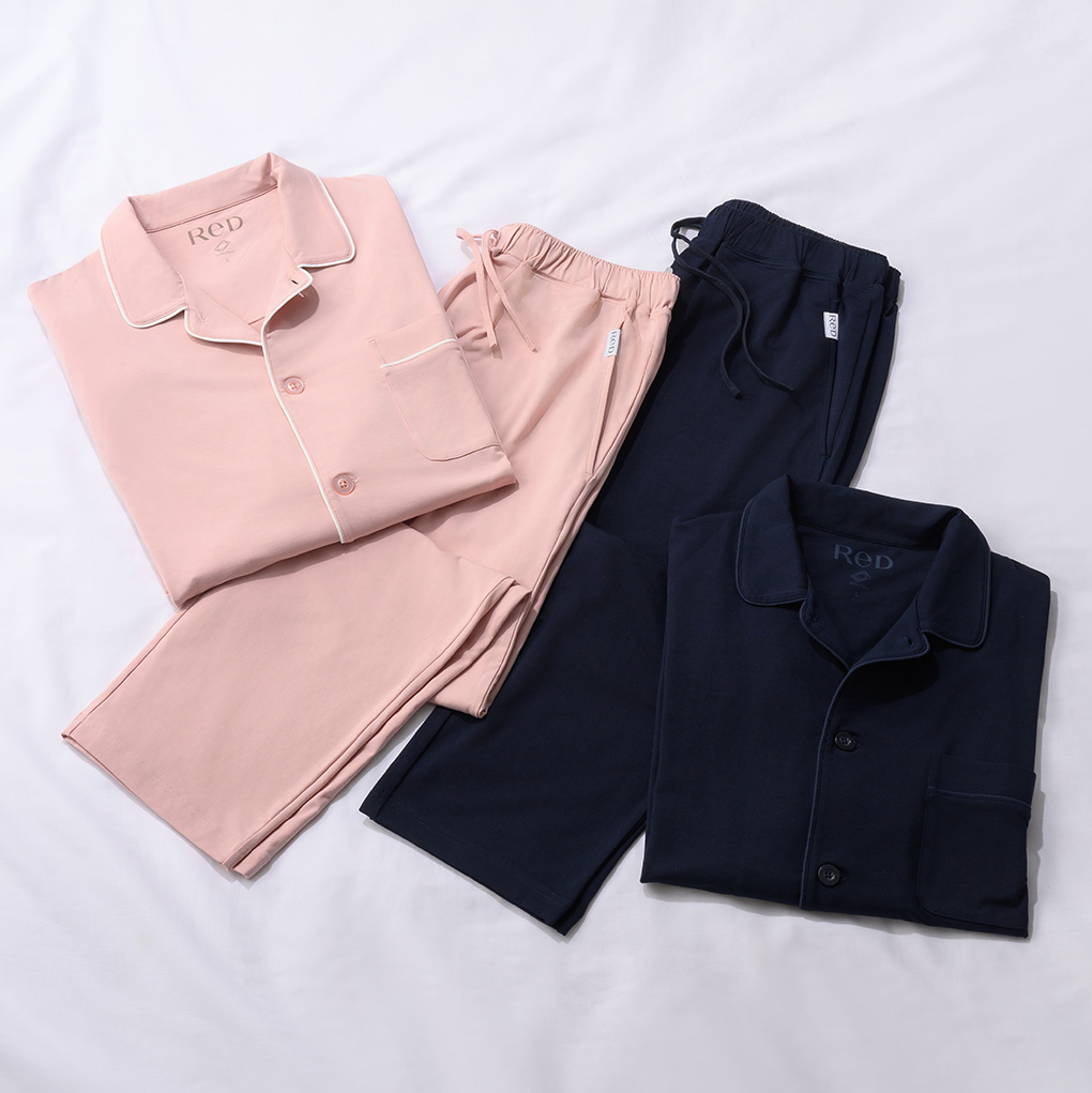 スリープ 前開き長袖 &ロングパンツ