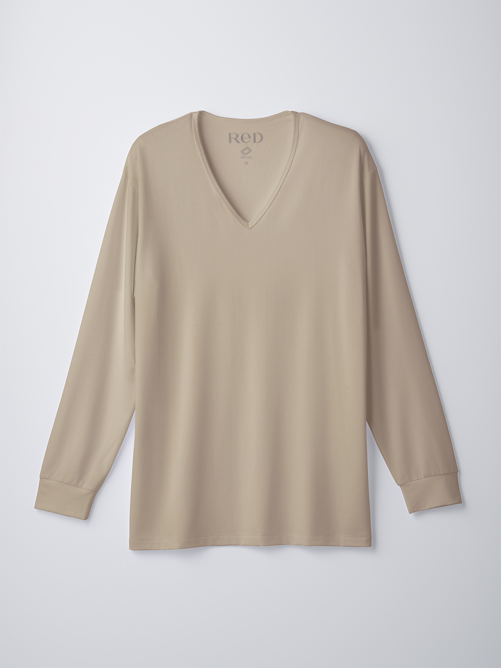 ReD バイタルテック Vネックインナー長袖 ベージュ L ベージュ L