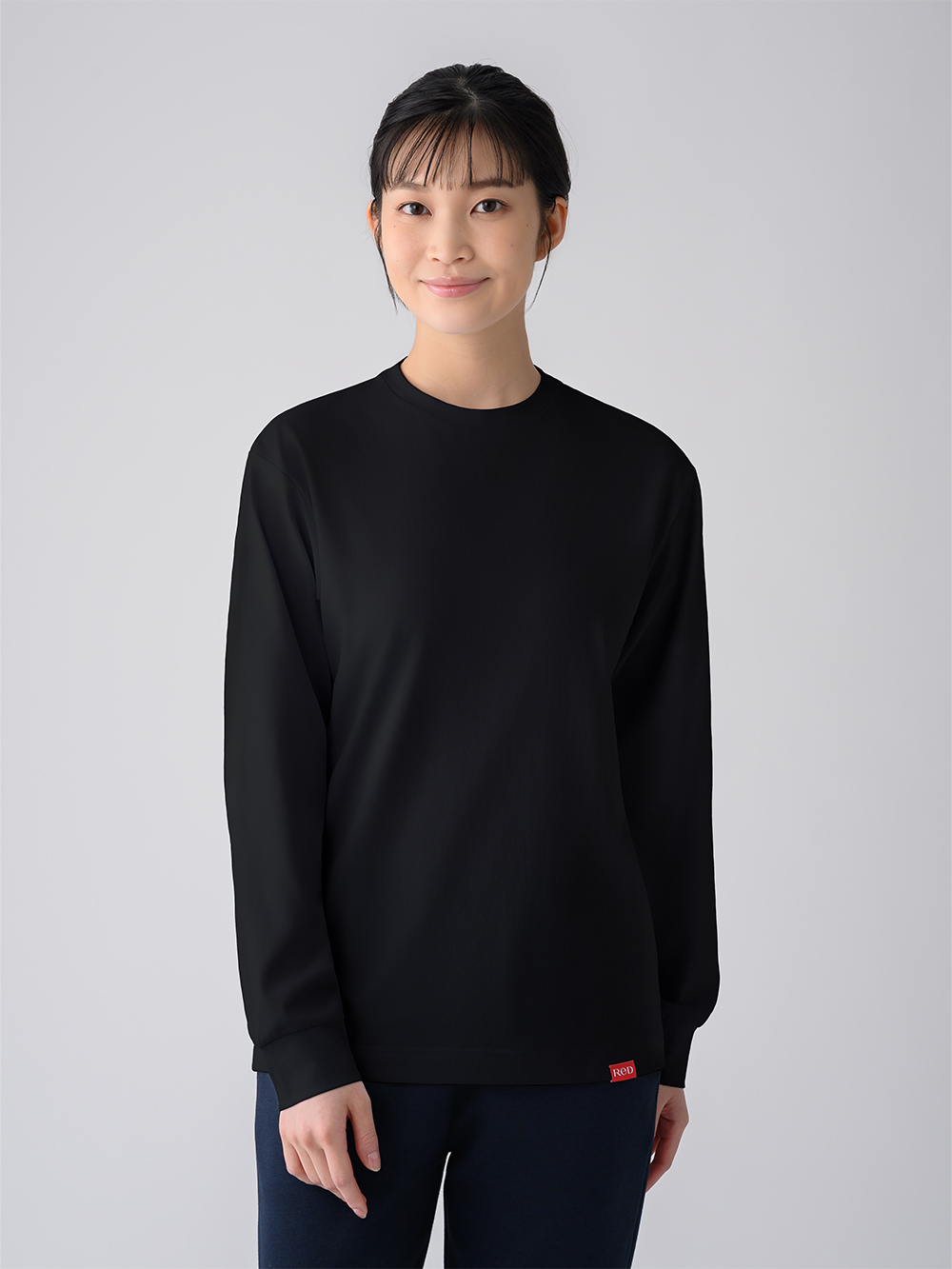 ReD バイタルテック クルーネック長袖 ブラック L ブラック L