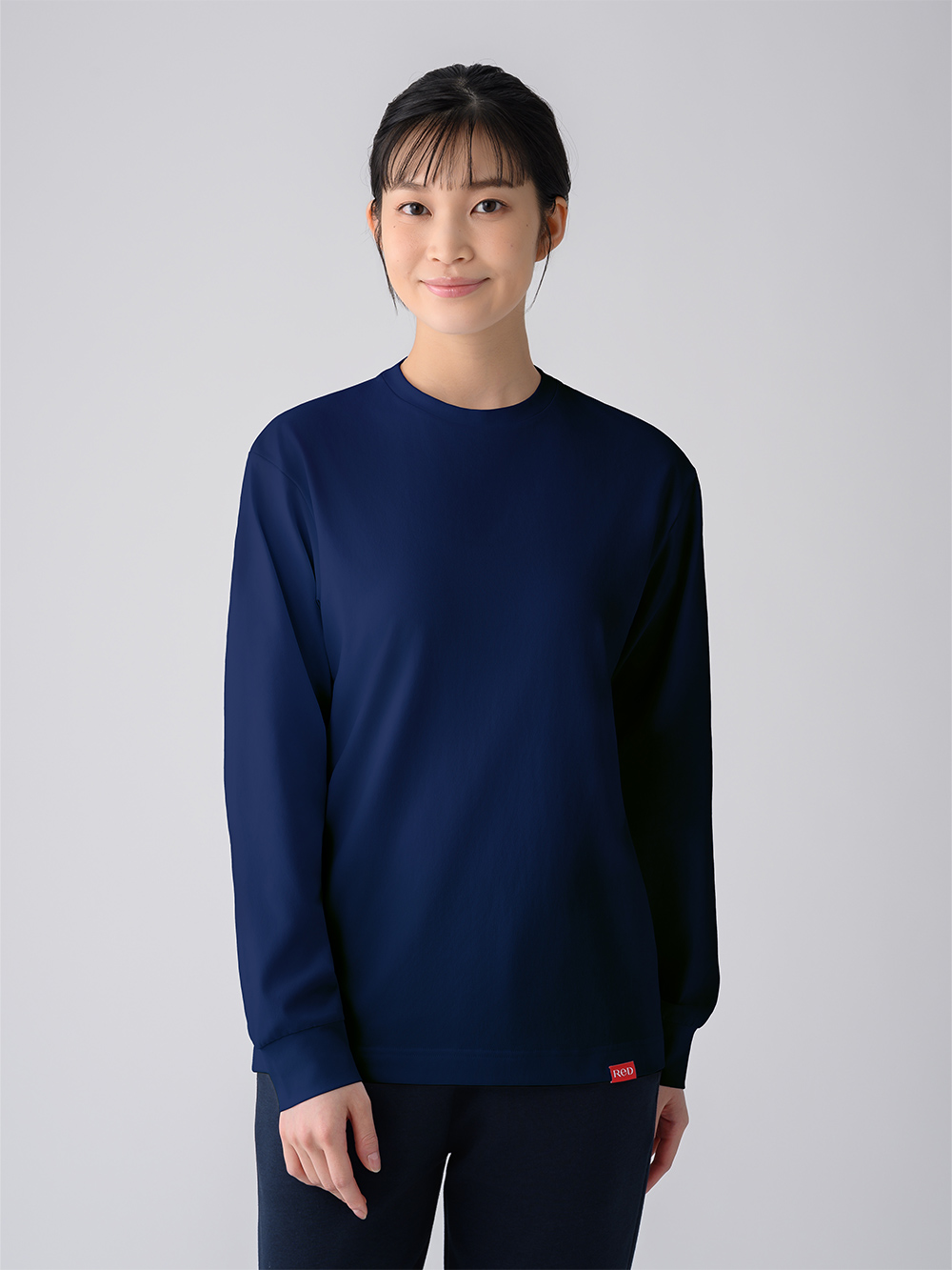 ReD バイタルテック クルーネック長袖 ネイビー L ネイビー L