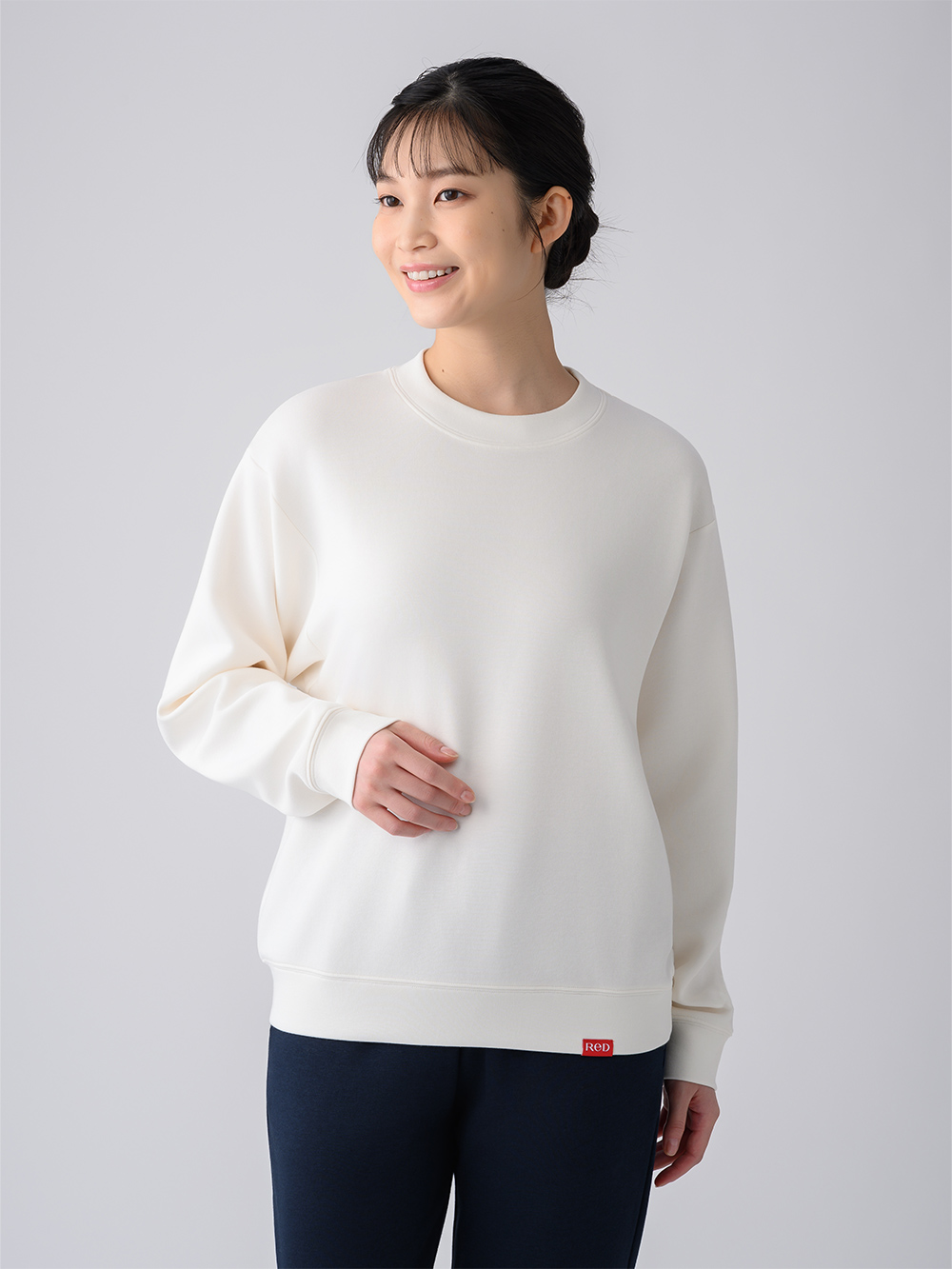 ReD バイタルテック ダンボールニット クルーネック長袖 ホワイト SS ホワイト SS