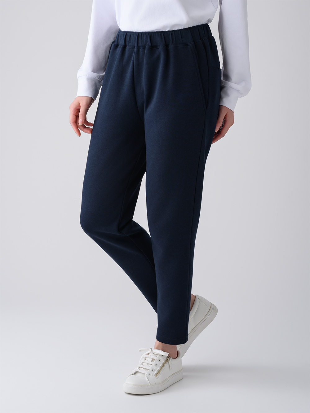 ReD バイタルテック ダンボールニット テーパードパンツ ネイビー L ネイビー L