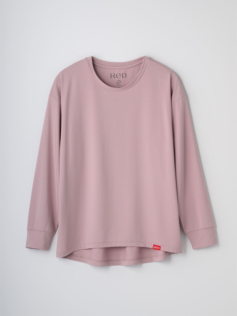 ReD ぐっすりパジャマ ベーシック プルオーバー長袖&ジョガーパンツ【女性用】 上下セットM ピンク ピンク M