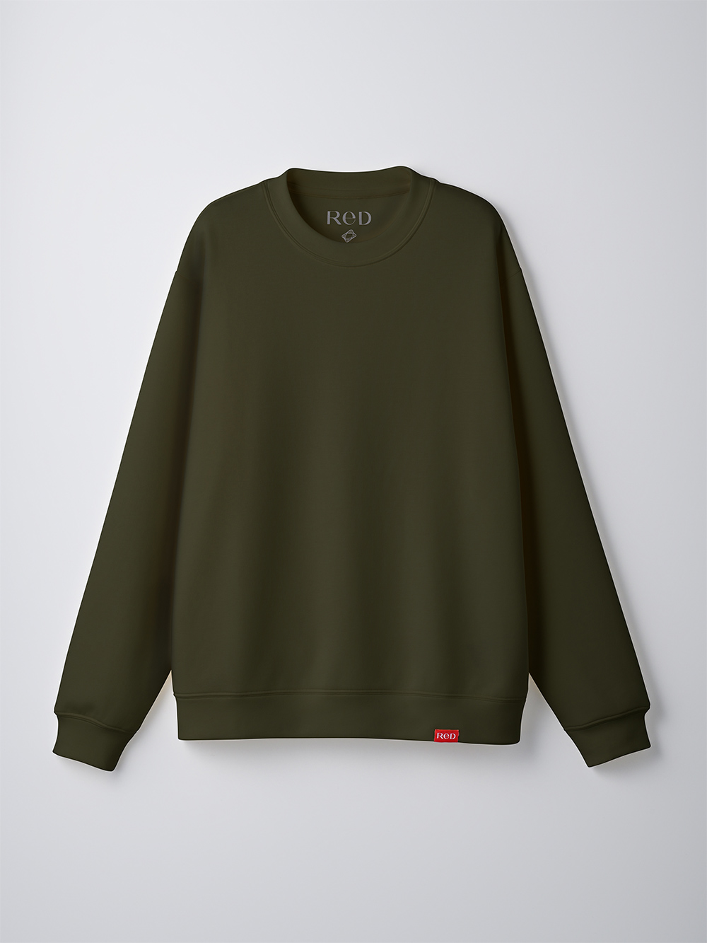 ReD バイタルテック ダンボールニット クルーネック長袖 カーキ L カーキ L