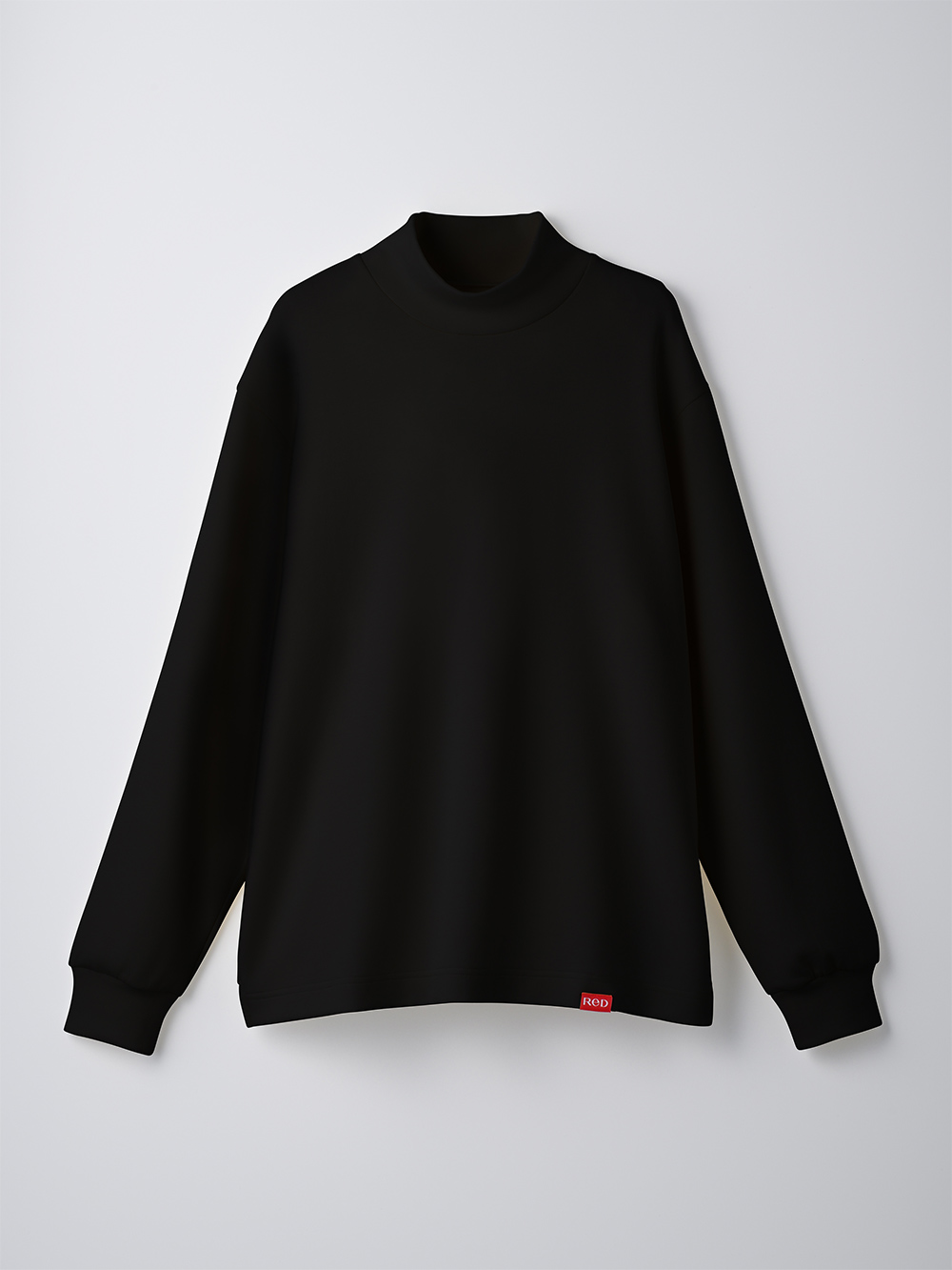 ReD バイタルテック ダンボールニット モックネック長袖 ブラック L ブラック L