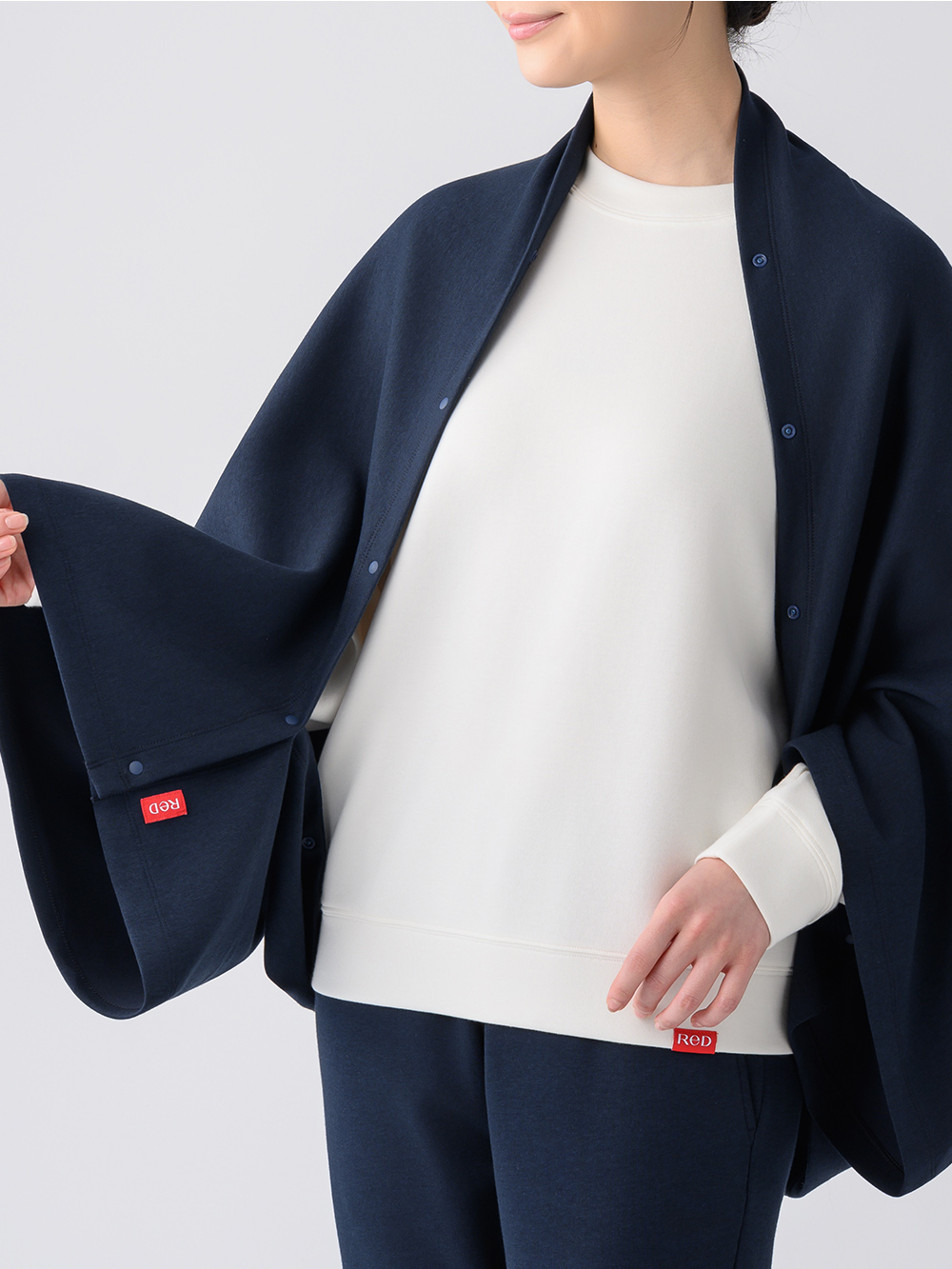 ReD バイタルテック ダンボールニット ブランケット ネイビー 135×80cm ネイビー 135×80cm