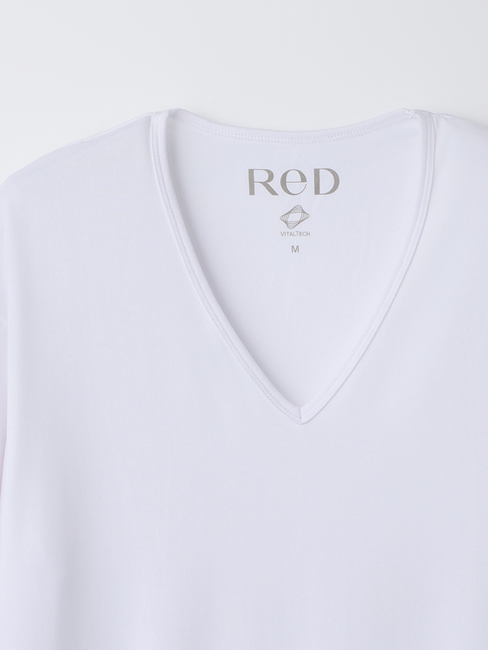 ReD バイタルテック Vネックインナー長袖 ホワイト L ホワイト L