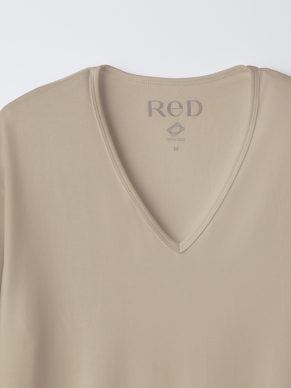 ReD バイタルテック Vネックインナー長袖 ベージュ L ベージュ L
