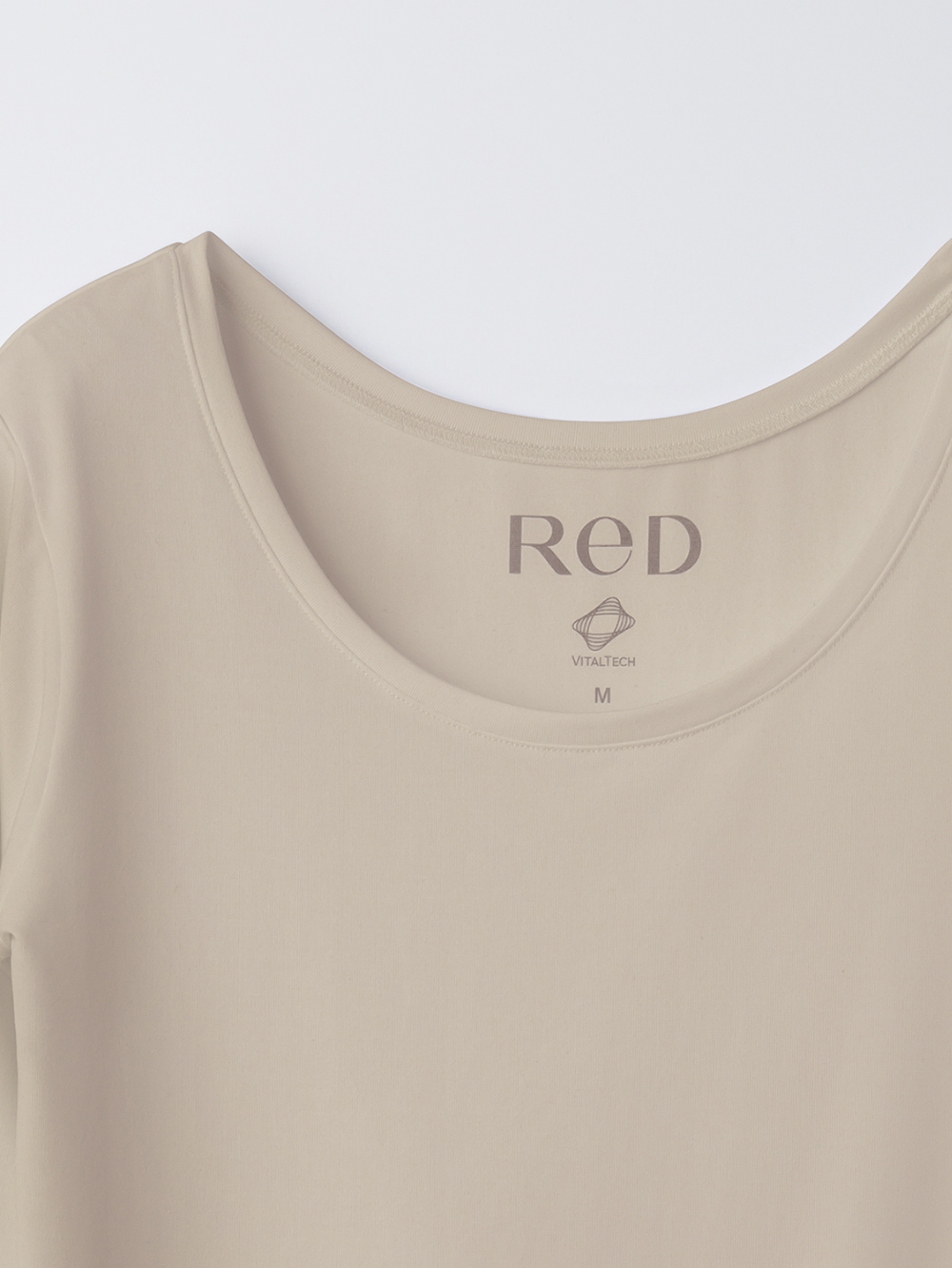 ReD バイタルテック Uネックインナー長袖 ベージュ L ベージュ L