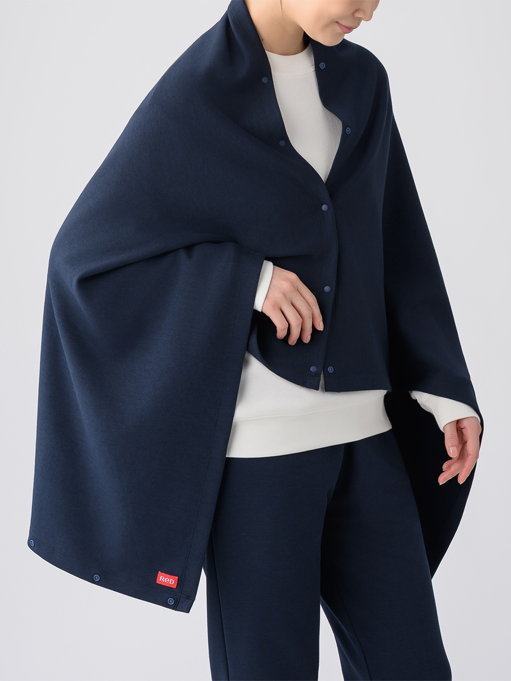 ReD バイタルテック ダンボールニット ブランケット ネイビー 135×80cm ネイビー 135×80cm