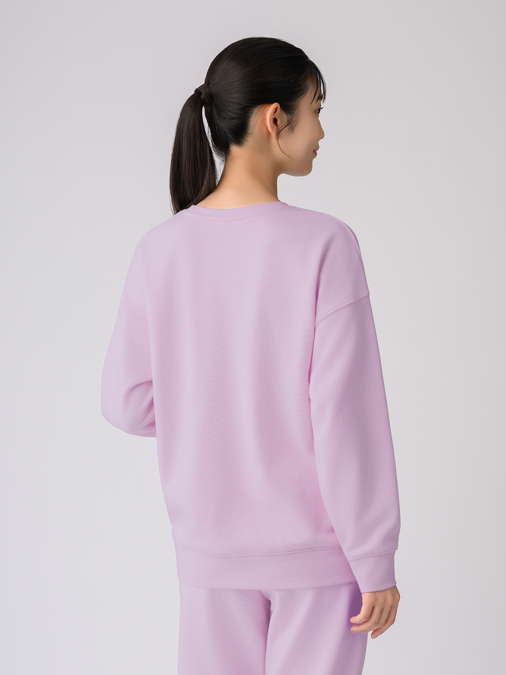 ReD ぐっすりパジャマ スウェット クルーネック長袖【女性用】 M ラベンダー ラベンダー M
