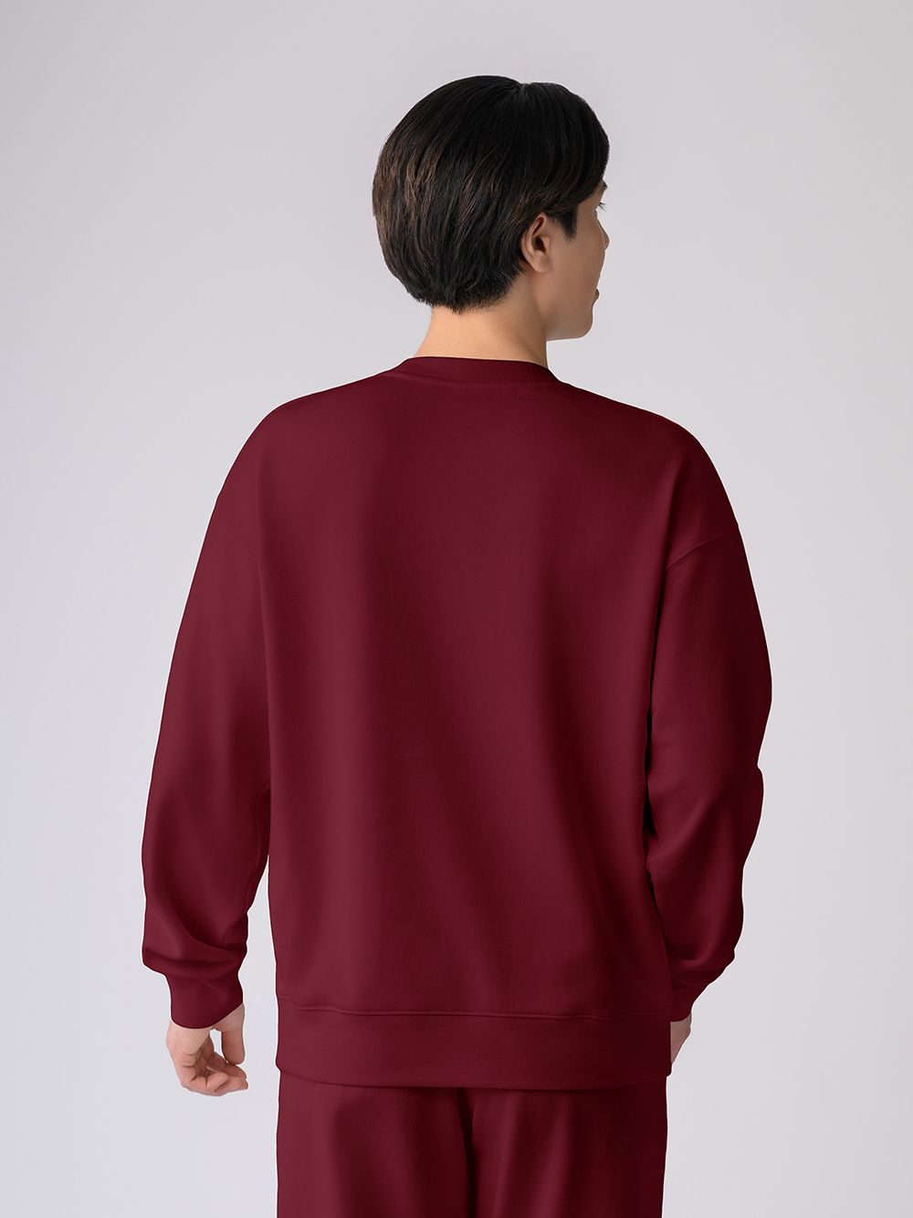 ReD ぐっすりパジャマ スウェット クルーネック長袖【男性用】 M レッド レッド M