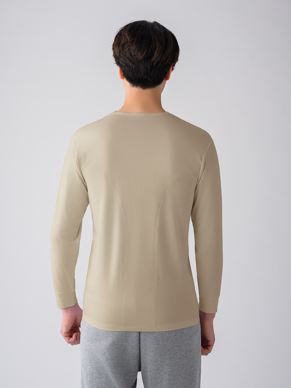 ReD バイタルテック Vネックインナー長袖 肩コリ改善 ベージュ L ベージュ L